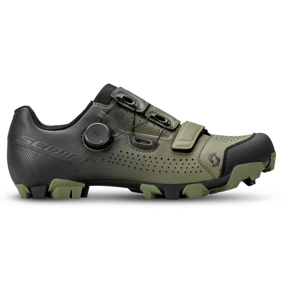 SCOTT MTB TEAM BOA Shoe Black/Fir Green